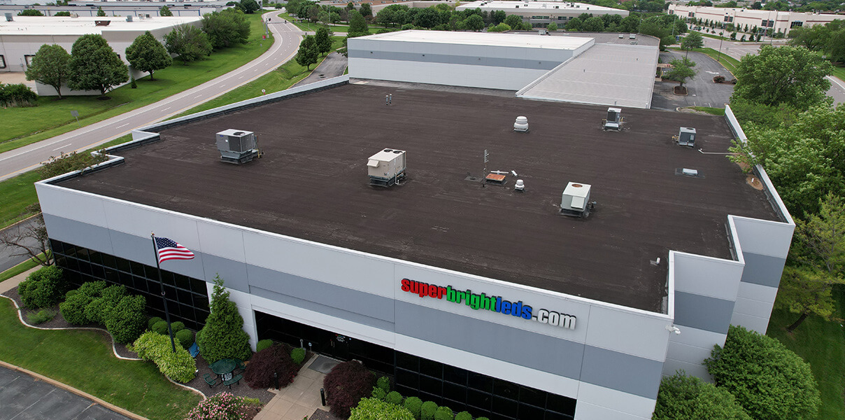 Commercial Roofing Repair for Super Bright LED